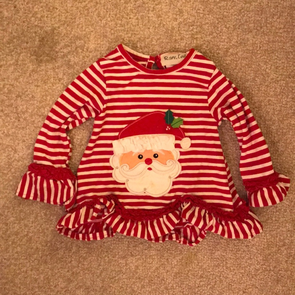 Christmas Santa Leggings and Top - Picture 2 of 3